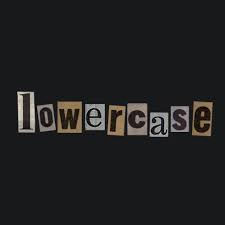 lowercase